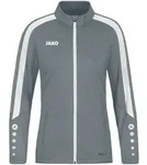 JAKO Polyesterjacke Power (steingrau / Gr&ouml;&szlig;e 34 / Damen)