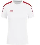 JAKO Trikot Power kurzarm (wei&szlig;/rot / Gr&ouml;&szlig;e 116 / Kinder)