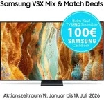 Samsung GQ55QN74FATXZG - 2025 - 4K NEO QLED TV - Mix and Match Aktion - 50&euro;