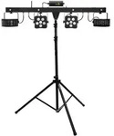 EUROLITE Set LED KLS Laser Bar PRO FX-Lichtset mit M-4 Boxenhochst&auml;nder