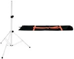 OMNITRONIC Set BS-2 EU Boxenhochst&auml;nder wei&szlig; + Tragetasche