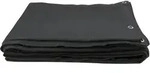 Showgear Backdrop Stagemolton 320 g/m2 Schwarz - 600 x 450 cm (B x H)