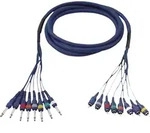 DAP FL64 - 8 Jack mono to 8 RCA/M 3 m