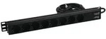 EUROLITE Steckdosenleiste R19-8 1HE sw 2,7m