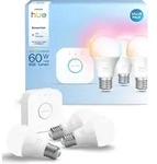 Philips Hue E27 Smart Lighting Starter Kit mit Bridge