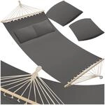 TecTake GmbH H&auml;ngematte Eden - dunkelgrau 403567