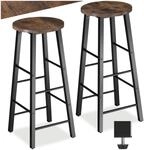 TecTake GmbH Barhocker Keynes - Industrial Holz dunkel, rustikal 404348