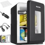 TecTake GmbH Tragbarer Mini-K&uuml;hlschrank mit 2 in 1 Funktion 27x31x41cm -...