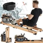 TecTake GmbH Holzruderger&auml;t Titan, klappbar, 150kg belastbar, Bluetooth -