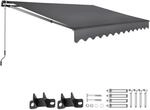 TecTake GmbH Gelenkarmmarkise Ornella mit Wandhalterung - 300 x 250 cm,...