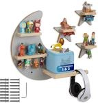 TecTake GmbH Wandregal MyLittleStory Star, f&uuml;r bis zu 25 Tonies - grau 406648