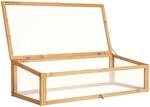 TecTake GmbH Fr&uuml;hbeet-Aufsatz f&uuml;r Hochbeet 115x53x34cm - braun 403231