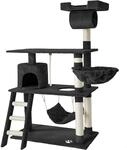 TecTake GmbH Kratzbaum Marcel 141cm - schwarz 401855