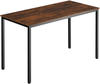 Schreibtisch Vanport 120x60x75,5cm - Industrial Holz dunkel, rustikal