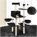 TecTake GmbH Kratzbaum Lilou 165cm - schwarz 402933