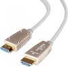 celexon UHD Fibre HDMI 30m - HDMI 2.1 Lichtleiter Kabel in Weiss