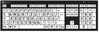 Logickeyboard 1700.022, Logickeyboard - Tastatur Nero XL - f&uuml;r Sehbehinderte und