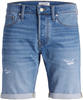 Regular Fit Jeansshorts im Used-Look Modell 'RICK'