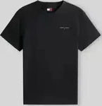Tommy Jeans DM0DM21780, Tommy Jeans Slim Fit T-Shirt aus reiner Baumwolle Black men