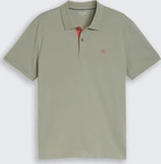 Tom Tailor 1031006, Tom Tailor Regular Fit Poloshirt aus reiner Baumwolle Mittelgrau