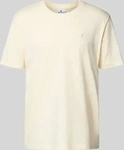 Champion 220278, Champion T-Shirt mit Logo-Stitching Modell 'ICONS' Offwhite men