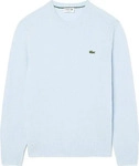 Lacoste AH2916-00, Lacoste Classic Fit Pullover aus reiner Wolle Hellblau men