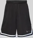 Karl Kani 6014432, Karl Kani Relaxed Fit Shorts mit Logo-Stitching Black men