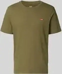Levi's 566050021, Levi's T-Shirt mit Label-Stitching Oliv men