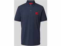 Regular Fit Poloshirt mit Label-Patch Modell 'Dereso'