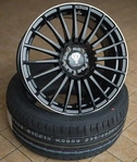 Axxion 11570, Axxion Excess AX5 8 5x19 5x112 ET32 MB72 6 Schwarz glanz lackiert m.