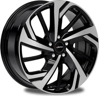 Autec RX8018325077111, Autec Rixon (RX) 8 0x18 5x112 ET32 5 MB66 5 Schwarz poliert