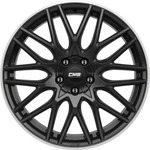 CMS C25 859 40 94S DRB, CMS C25 8 5x19 5x112 ET40 MB57 1 Diamond Rim Black Gloss