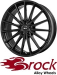 Brock BRB43E752040S3SGV, Brock B43 7 5x20 5x114 3 ET40 MB60 1 Schwarz Glanz