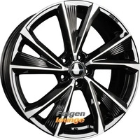 GMP EVEN75184610531I, GMP Evento 7 5x18 5x100 ET46 MB57 1 black glossy