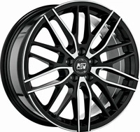 MSW W19283502T56, MSW 72 7 0x17 5x112 ET35 PL-Ring GLOSS BLACK FULL POLISHED