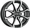 MSW W19263001E56, MSW X4 5 0x15 4x100 ET32 MB60 06 GLOSS BLACK FULL POLISHED