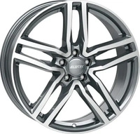 Alutec IKE75752F52-6, Alutec Ikenu 7 5x17 5x108 ET52 5 MB63 4 diamond-black