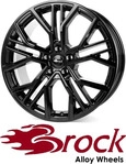Brock BRB41851945V4SGVPV, Brock B41 8 5x19 5x120 ET45 MB65 1 Schwarz Glanz