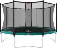 BERG 35.14.94.03, Trampolin BERG Favorit Regular430 Grau Airflow + Safety Net Comfort