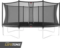 BERG 30.25.65.31, Trampolin BERG Grand Favorit Regular 520 Grau + Safety Net...
