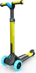 BERG 24.77.04.00, BERG Nexo Foldable Lime + Leuchtr&auml;der - Cityroller Klappbar Gelb