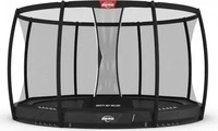 BERG 35.42.91.03, Trampolin BERG Champion InGround 380 Grau + Safety Net Deluxe