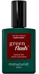 Manucurist Green Flash Nagellack F&uuml;r LED Dark Pansy 15ml