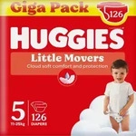 Huggies Little Movers Babywindeln Gr&ouml;&szlig;e 5 126 St&uuml;ck