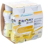 Nestl&eacute; Resource Junior Vanille Geschmack Flaschen 4x200ml