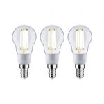 Paulmann 29134 Efficient-Line Filament 230V LED Tropfen E14 3er-Set 100mm 3x525lm