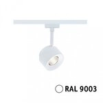 Paulmann 94893 URail LED Schienenspot Pane 650lm 7,4W 3000K dimmbar 230V Signalwei&szlig;