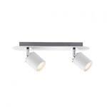 Paulmann 66718 Spotlight Tube IP44 GU10 230V max. 2x10W dimmbar Wei&szlig;/Chrom