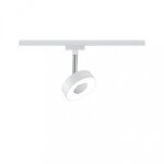 Paulmann 95272 URail Schienenspot Circle Einzelspot 250lm 5,3W 2700K 230V Wei&szlig;