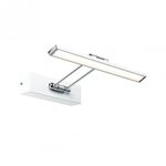 Paulmann 99891 Galeria LED Bilderleuchte Beam 2700K 450lm 230V 5W Wei&szlig;/Chrom